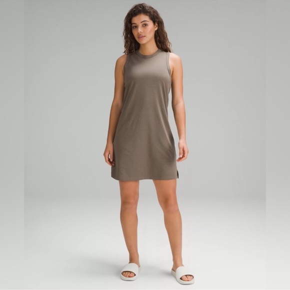 lululemon athletica Dresses & Skirts - lululemon athletica Tan Midi Dress